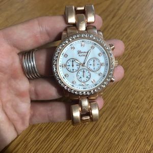 Rose gold watch